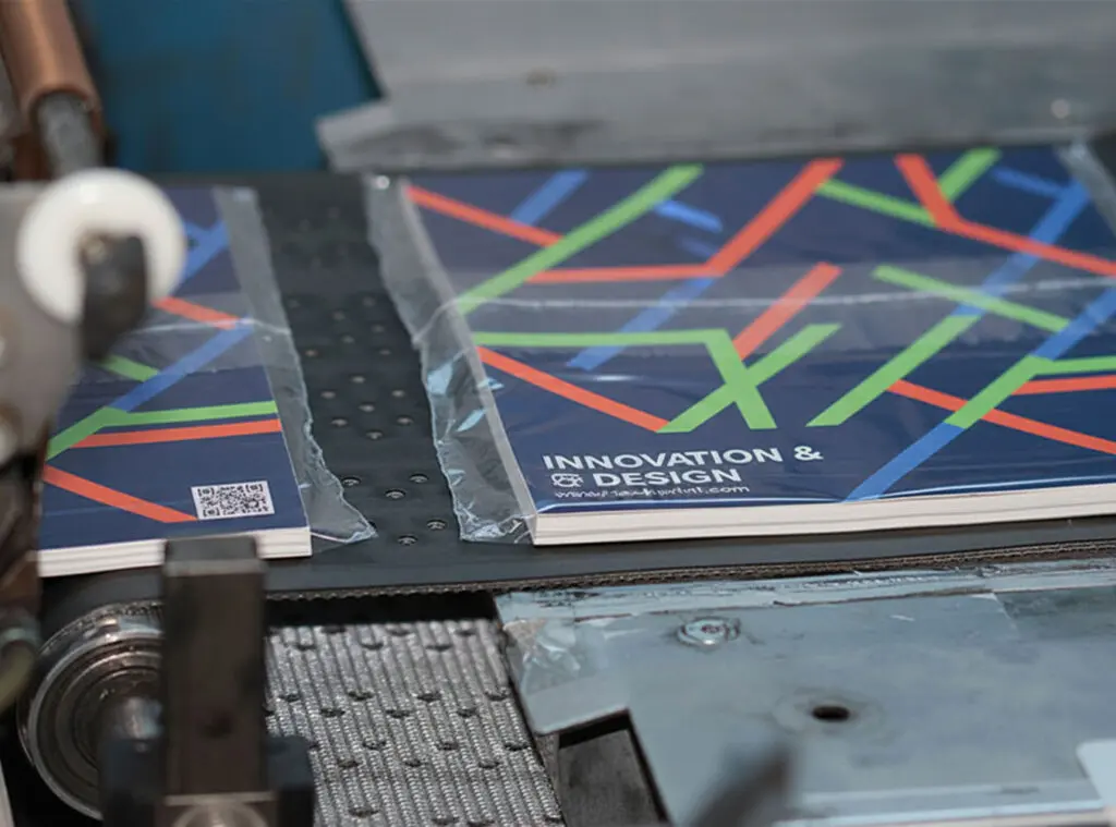 Eingeschweißte Broschüre