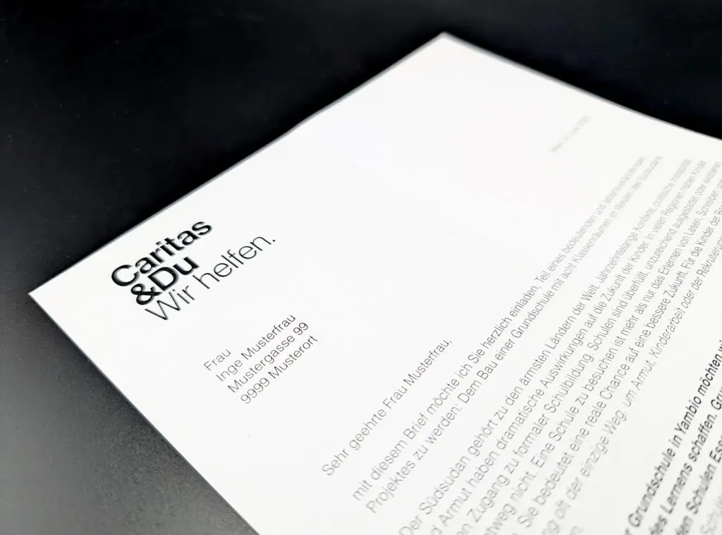 Personalisierter Brief