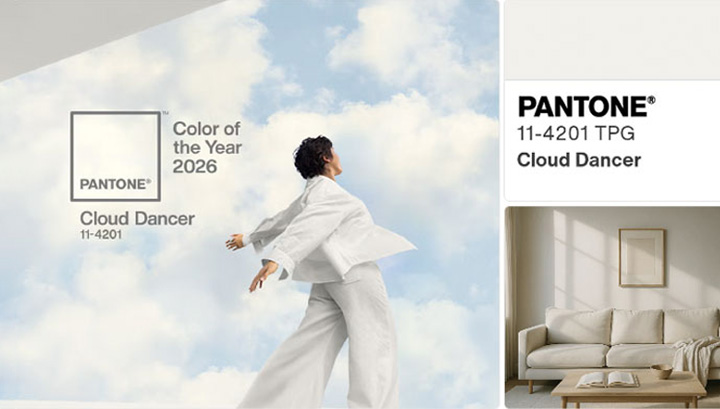 Pantone Farbe des Jahres 2026: Cloud Dancer: die stille Revolution